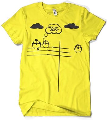 Hybris He's Got WiFi T-Shirt Yellow