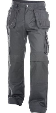 Dassy Arbeitshose mit Holstertaschen und Kniepolstertaschen Oxford PESCO64 Zementgrau
