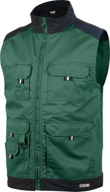 Dassy Zweifarbige Sommerweste Faro PESCO61 Flaschengrün/Schwarz