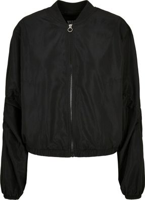 Urban Classics Damen Ladies Recycled Batwing Bomber Jacket Black