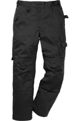 Kansas Industrie-Hose Icon One Hose 2112 Luxe, mit Knietaschen Schwarz