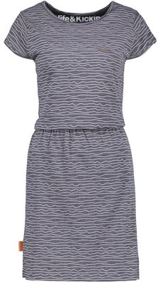 Alife &amp; Kickin Damen Sommerkleid ShannaAK Dress Marine Melange