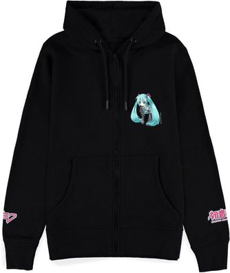 Hatsune Miku - Women's Zipper Hoodie Black