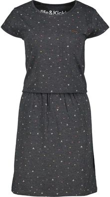 Alife &amp; Kickin Damen Sommerkleid ShannaAK B Shirt Dress Moonless Melange