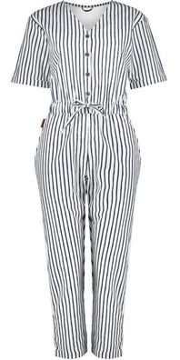 Alife &amp; Kickin Damen Overall JellaAK Jumpsuit White