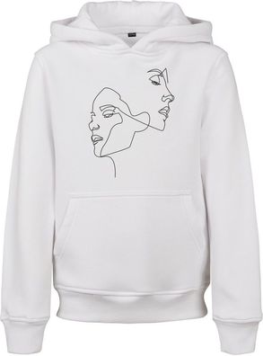 Mister Tee Jungen Sweatshirt Kids One Line Fit Hoody White