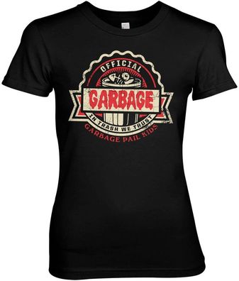 Garbage Pail Kids Official Garbage Girly Tee Damen T-Shirt Black