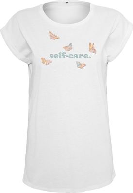 Mister Tee Damen T-Shirt Ladies Self-Care Tee White