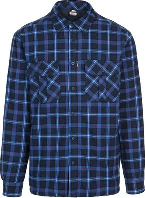 Trespass Hemd Rapeseed - Mens Check Shirt Dark Blue Check