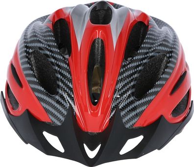 Trespass Fahrradhelm Crankster - Adults Cycle Safety Helmet Red