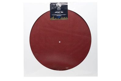 Various: - Schallplatten-Matte Slipmat (Leder rot) - - (Viny