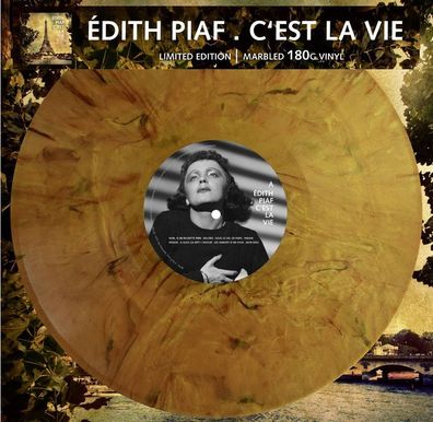 Edith Piaf (1915-1963): C´est La Vie - Marbled - 180g Vinyl - Limited - - (LP / C)