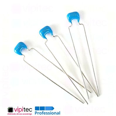 1 µF THT Keramik-Kondensator | 10% 50V X7R 1uF DIP Kerko Ceramic Capacitor