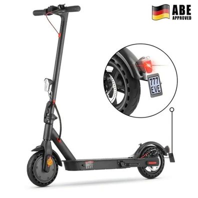 isinwheel E9(ABE) Elektroroller für Erwachsene,350W Motor,36V7.5AH ,8.5 Zoll Reifen