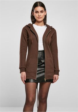 Urban Classics Damen Jacke Ladies Sweat Parka Brown