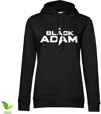 Black Adam Logo Girls Hoodie Damen Black