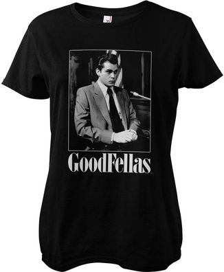 Goodfellas Hill in Court Girly Tee Damen T-Shirt Black