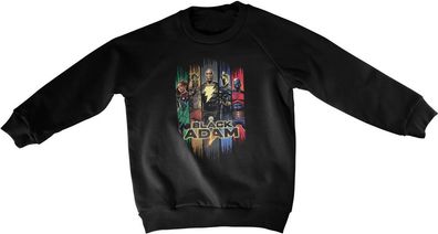 Black Adam Characters Kids Sweatshirt Kinder Black
