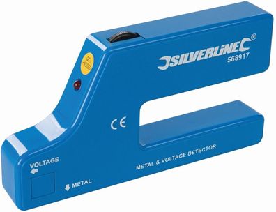 Silverline Messgeräte Metall- und Leitungsdetektor 1 Stck. 9-V-Batterie