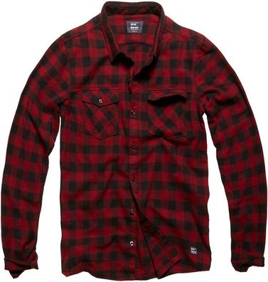 Vintage Industries Karo-Hemd Harley Shirt Red Check - Harley