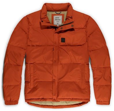 Vintage Industries Steppjacke Cas Jacket Orange