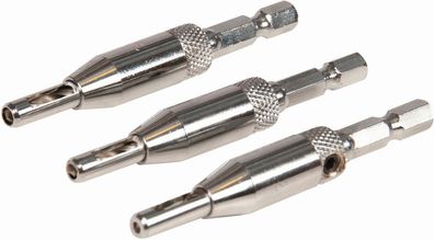 Silverline Holzbearbeitungszubehör Scharnierbohrer, 3-tlg. Satz 2, 2,8 u. 3,6 mm
