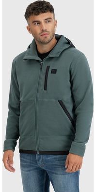 Vintage Industries Fleecejacke Vitor Hollow Fibre Fleece Fir Green
