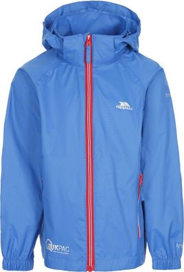 Trespass Kinder Regenjacke Qikpac X - Unisex Kids Packaway Jacket Tp75 Blue