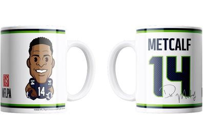 Seattle Seahawks D.K. Metcalf Emoji Jumbo-Tasse 440 ml American Football NFL