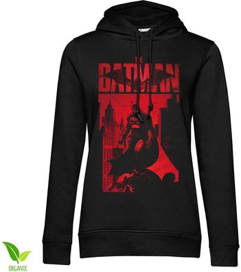 Batman Sketch City Girls Hoodie Damen Black