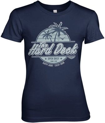 Top Gun The Hard Deck Girly Tee Damen T-Shirt Navy