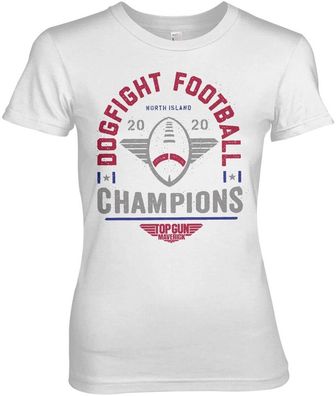 Top Gun Maverick Dogfight Girly Tee Damen T-Shirt White