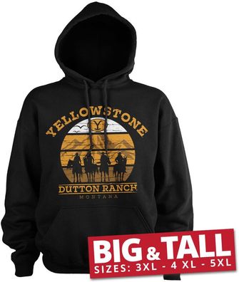 Yellowstone Cowboys Big &amp; Tall Hoodie Black