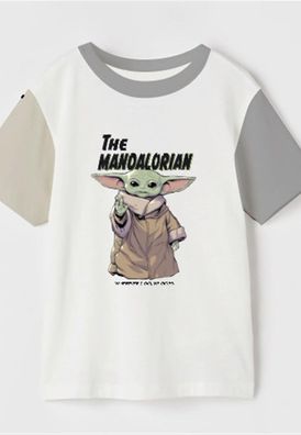 SW The mandalorian Boys long sleeve T-shirt White