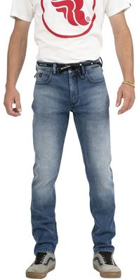 Riding Culture by Rokker Motorrad Hose Tapered Slim Men Light Blue