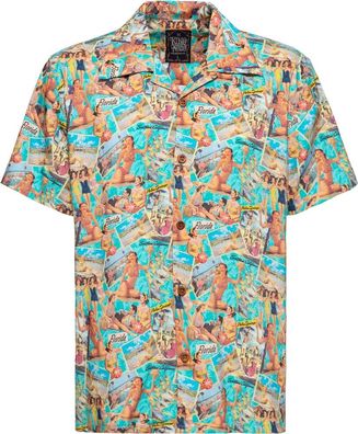 King Kerosin Hawaiihemd KKU25005 Blau