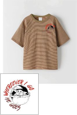 SW The Mandalorian Boys T-shirt Brown