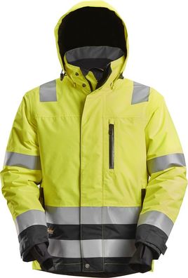 Snickers Warnschutzjacke AllroundWork High-Vis WP 37.5 isolierte Arbeitsjacke,