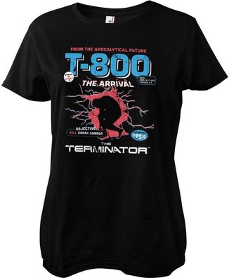 The Terminator Arrival Girly Tee Damen T-Shirt Black