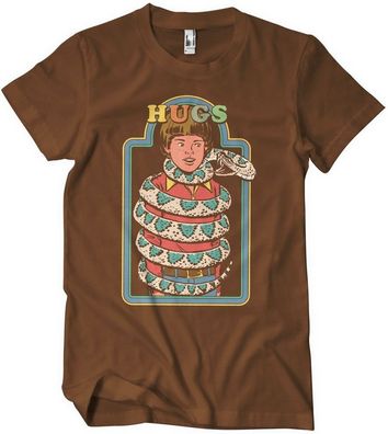 Steven Rhodes Hugs T-Shirt Brown