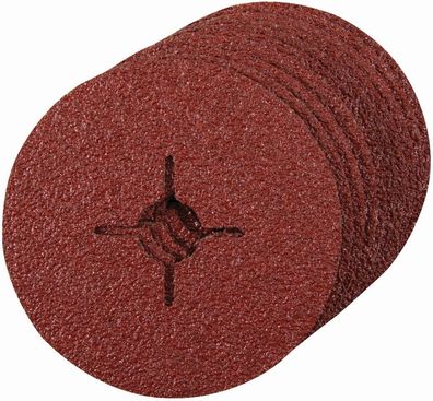 Silverline Schleifzubehör Fiberschleifscheiben, 115 x 22,23 mm, 10er-Pckg