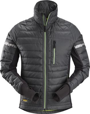 Snickers Jacke AllroundWork 37.5® Isolator Arbeitsjacke Stahlgrau/Schwarz