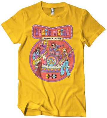 Steven Rhodes Death Metal Sing-Along T-Shirt Gold