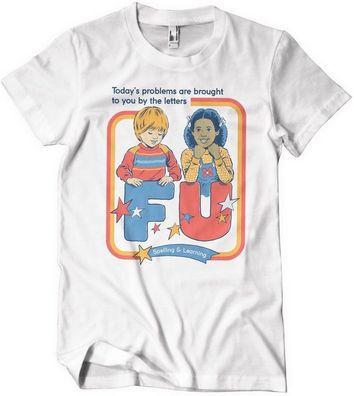 Steven Rhodes Todays Problems T-Shirt White