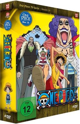 One Piece BOX 16 (DVD) TV-Serie 6DVDs (Episoden 490-516) - A