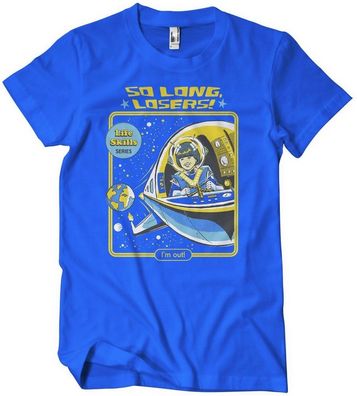 Steven Rhodes So Long Losers T-Shirt Blue