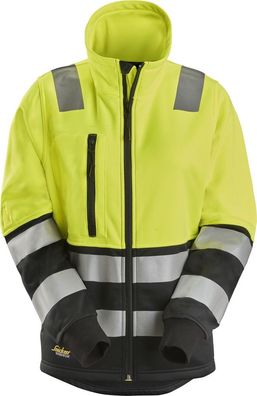 Snickers Damen Warnschutzjacke High-Vis Damenarbeitsjacke mit Reißverschluss,