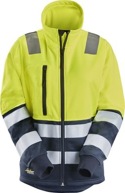 Snickers Damen Warnschutzjacke High-Vis Damenarbeitsjacke mit Reißverschluss,
