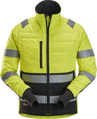Snickers Warnschutzjacke High-Vis leicht wattierte Arbeitsjacke, Kl. 2 High-Vis