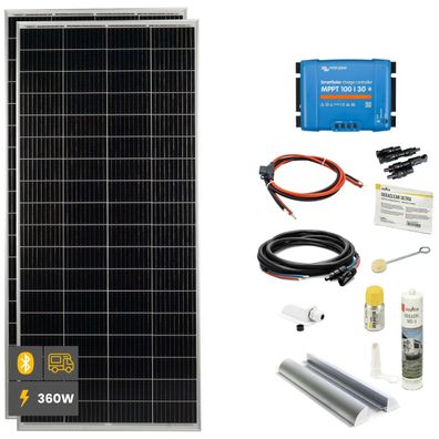 360W Mono Wohnmobil Solaranlage SOLA Frame weiß